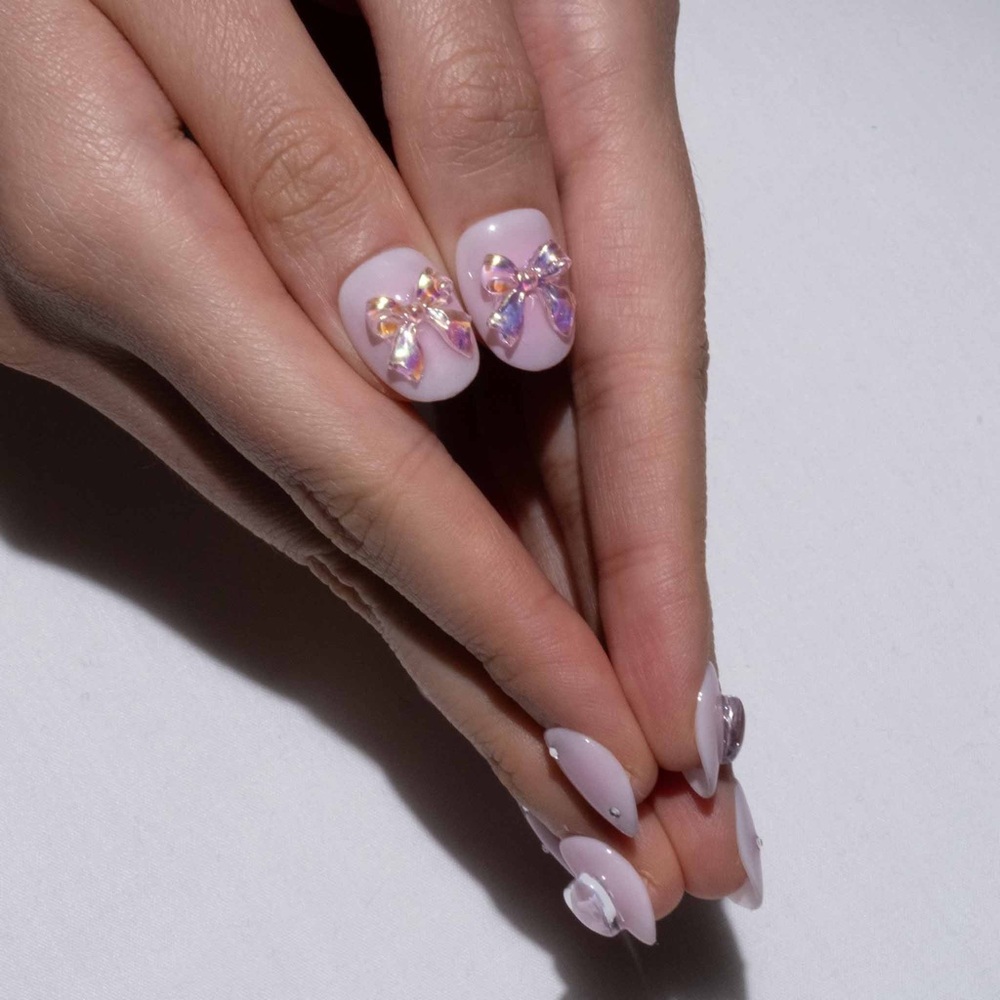 Nailcissist press on nails in strawberry milk size small NIB